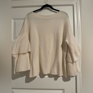 Madewell bell sleeve sweater